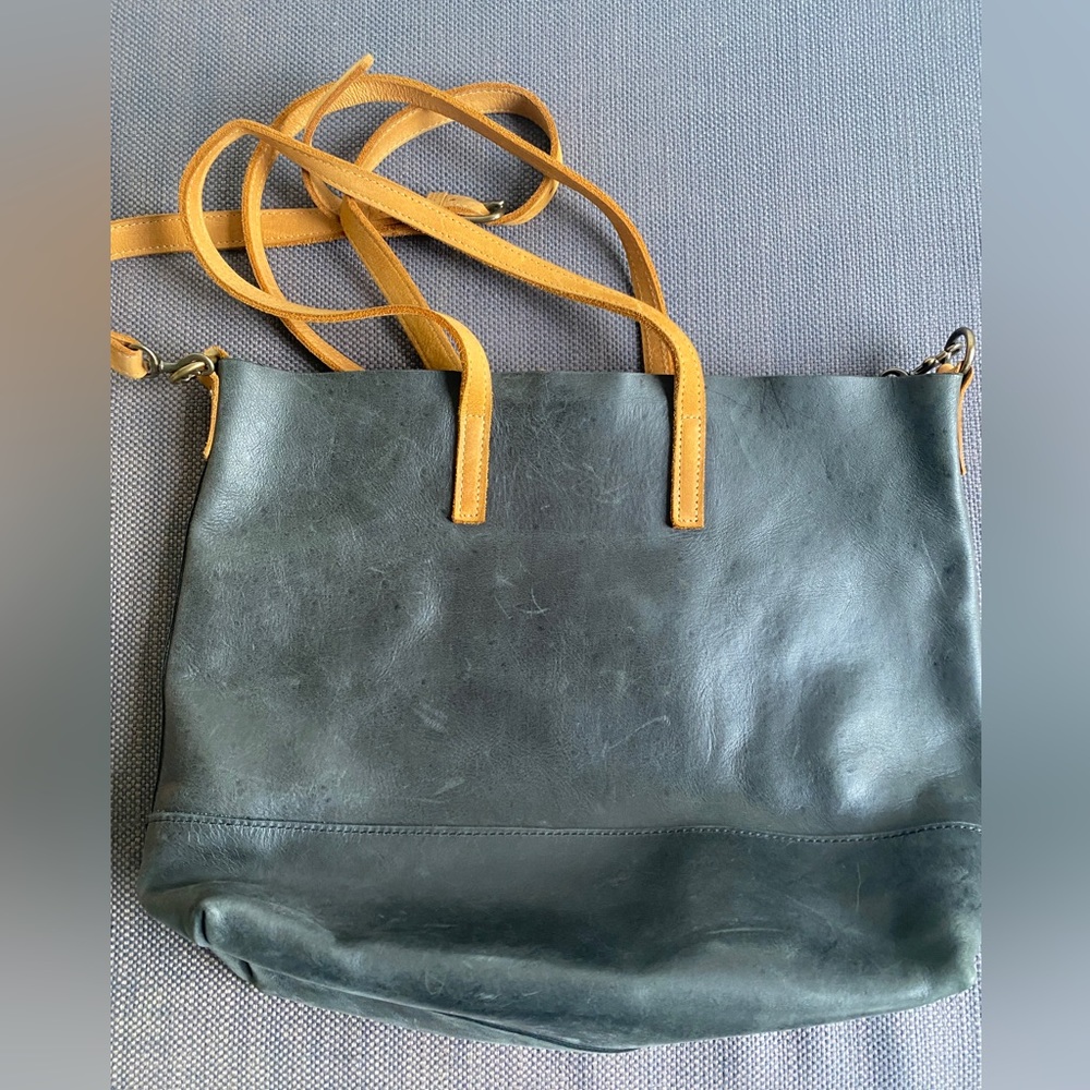 ABLE Abera crossbody tote black/cognac